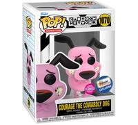 Figurine Funko Pop - Cartoon Network N°1070 - Courage, Le Chien Froussard - Flocked (58935)