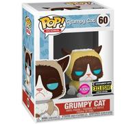 Figurine Funko Pop - Célébrités N°60 - Chat Grincheux - Flocked (33988)