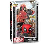 Figurine Funko Pop Comic Cover Marvel Deadpool in Black Suit