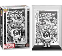 Funko - Figurine Pop - Captain America (Marvel Comics n°61) - Comic Cover Noir et blanc (80961)
