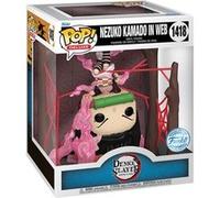 Funko Figurine Pop Deluxe Nezuko Kamado In Web – Vinyle Multicolore Rose