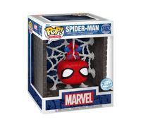Funko – Figurine Pop Deluxe – Spider Man Webbed – Marvel