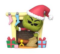 Funko - Figurine Pop! Deluxe - The Grinch avec sac - 9,5 cm - Vinyle