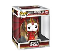 Funko – Star Wars Deluxe Queen Amidala On The Throne – Rouge – Enfants