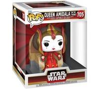 Funko – Star Wars Deluxe Queen Amidala On The Throne – Rouge – Enfants