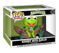 Funko Pop! Deluxe Figurine – The Muppets Kermit avec banjo – Vinyle 9 cm