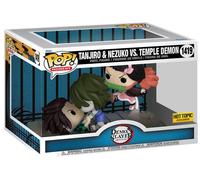 Figurine Funko Pop - Demon Slayer N°1419 - Tanjiro Et Nezuko Vs Le Démon Du Temple (73984)