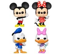 Funko - Figurine en vinyle - Daisy Duck - Produits officiels - Disney Classics 4PK