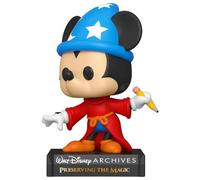 Figurine Funko Pop Disney Archives Sorcerer Mickey Rouge 9 cm