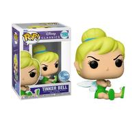 Figurine Funko Pop! Disney Classics - Fée Clochette Grincheuse - Peter Pan - Blanc