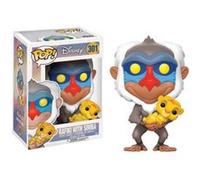 Figurine Funko Pop Disney Le Roi Lion Rafiki avec Simba Multicolore G
