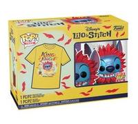 Funko Pop! & Tee: Stitch Costume - Simba - S - T-Shirt - Vêtements avec Une Figurine en Vinyle à Collectionner - Idée de Cadeau - Jouets et Top à Manches Courtes pour Les Adultes Les Hommes