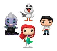 Figurine Funko Pop Disney Little Mermaid Exclusive (x4) Multicolore TU