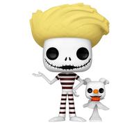 Figurine Funko Pop Disney Nightmare Before Christmas Jack with Zero Blanc 9 cm