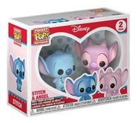 Figurine Funko POP Disney porte-clé Lilo & Stitch 2 pack Stitch & Angel Multicolore G