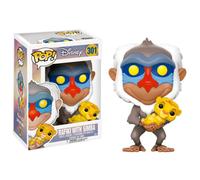 Figurine Funko Pop Disney The Lion King Rafiki with Simba Multicolore 9 cm