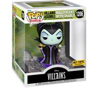 Figurine Funko Pop - Disney Villains N°1206 - Villains Assemble : Maléfique Avec Diablo (64679)