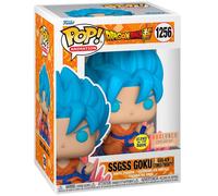 Figurine Funko Pop - Dragon Ball N°1256 - Son Goku Super Saiyan Blue Kaiôken X20 - Glow In The Dark (60243)