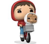 Funko – Pop! Movies Figurine vinyle Elliott avec ET dans le panier à vélo – Produit officiel