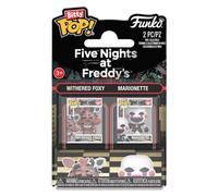 Figurine Funko Pop - Five Nights At Freddy's - Withered Foxy & Marionette - Pack Bitty Pop (94081)