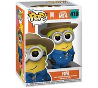 Figurine Funko Pop - Funko - Despicable Me 4 RM Minion - Tête articulée - 3 pouces - Jaune