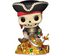 Funko Pop! Pirates Of The Caribbean Deluxe Treasure Skeleton Exclusive Figure Doré