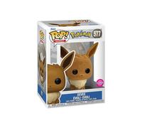 Figurine Funko Pop! Games Évoli n°577 Édition Spéciale Flocked velours Vinyle Marron clair