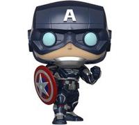 Funko Pop! Figurine Vinyle Captain America - Marvel Avengers Gamerverse (Stark Tech Suit) - Officiel