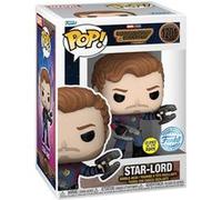 Figurine Funko Pop - Les Gardiens De La Galaxie Vol. 3 [Marvel] N°1201 - Star-Lord - Glow In The Dark (73641)