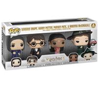 Figurine Funko Pop - Harry Potter - Severus Snape, Harry Potter, Parvati Patil & Minerva Mcgonagall - Pack 4 (51772)