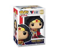 Funko Pop! Figurine N°433 – Wonder Woman 80th – Wonder Woman classique avec cape en vinyle