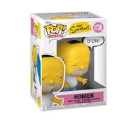 Figurine - Funko Pop! - Homer Simpson - Vinyle - 9,5 cm - Cadeau pour Fans des Simpsons