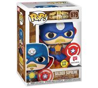 Funko Marvel Infinity Warps Supreme Soldier Glow In The Dark Exclusive 36820 Figure Multicolore