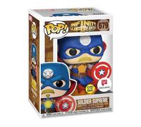 Funko Marvel Infinity Warps Supreme Soldier Glow In The Dark Exclusive 36820 Figure Multicolore Enfants