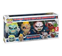 Funko Figurines Pop Pack de 4 – Iron Maiden Live After Death Eddie – Brille dans le noir