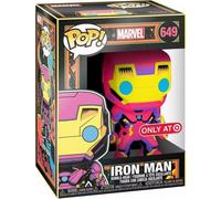 Figurine Funko Pop - Iron Man - Marvel: Black Light (649) - Pop Movies - Exclusive - Fu48846