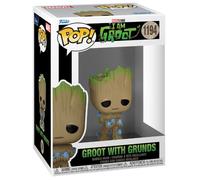 Funko Pop! Marvel: Guardians of The Galaxy - Groot with Grunds - Groot Shorts - Figurine en Vinyle à Collectionner - Idée de Cadeau - Produits Officiels - Jouets pour Les Enfants et Adultes - TV Fans