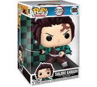 Funko Pop! Jumbo: Demon Slayer - Tanjiro- Figurine en Vinyle à Collectionner - Idée de Cadeau - Produits Officiels - Jouets pour Les Enfants et Adultes - Anime Fans