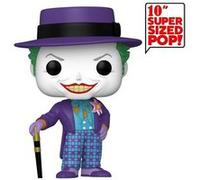 Funko Figurine Pop! Jumbo N°425 - Joker (Batman 1989) avec chapeau - 25 cm - Multicolore