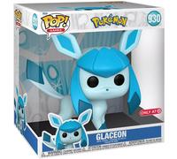 Funko Pop! Figurine Jumbo en vinyle Pokémon Glaceon (Givrali) à collectionner Officiel EMEA