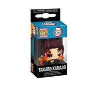 Funko Pop! Keychain: Demon Slayer - Tanjiro Kamado - (Dancing Flash)- Mini-Figurine en Vinyle à Collectionner Porte-clés Fantaisie - Anime Fans