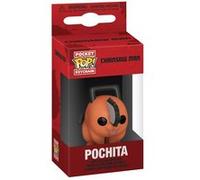 Funko – Porte-clés Pop! Pochita (Chainsaw Man) – Mini-figurine en vinyle – Produit officiel