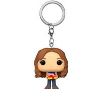 Funko Pocket Pop Harry Potter Holiday Hermione Key Chain Beige,Marron