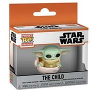 Funko POP! Porte-clés Grogu – The Mandalorian – Mini-figurine vinyle en canister – Blueberry