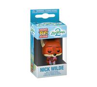 Funko Pop! Keychain: Zootopia 2- Nick Wilde - Mini-Figurine en Vinyle à Collectionner Porte-clés Fantaisie - Cadeau de Noël - Idée de Cadeau