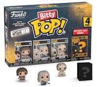 Funko Bitty Pop! Lord of The Rings - Frodo 4PK et Une Mini-Figurine Mystère en Surprise - 2.2 Cm Collectionnable - Étagère Empilable Incluse - Idée de pour Sac Surprise de Fête