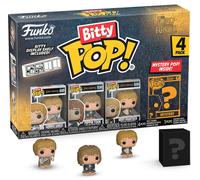 Funko Bitty Pop! Lord of The Rings - Samwise 4PK et Une Mini-Figurine Mystère en Surprise - 2.2 Cm Collectionnable - Étagère Empilable Incluse - Idée de Cadeau - Décoration de Gâteaux