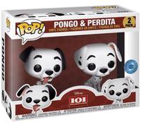 Figurine Funko Pop - Les 101 Dalmatiens [Disney] - Pongo & Perdita - 2 Pack (34516)
