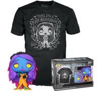 Funko Pop! & Tee: Corpse Bride - Emily - Phosphorescent - Small - (S) - Warner Bros - T-Shirt - Vêtements avec Une Figurine en Vinyle à Collectionner - Idée de Cadeau pour Les Adultes Les Hommes