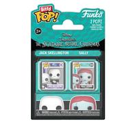 Figurine Funko Pop - L'étrange Noël De M. Jack [Disney] - Jack Skellington & Sally - Bitty Pop Pack (88922)